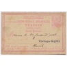 Ottoman Empire / Turkey: Reply To Munich 20 Paras (Vintage Postal Stationery 1887)
