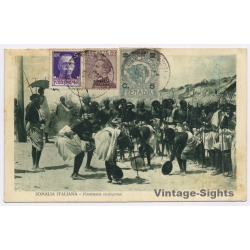 Somalia Italiana - Somaliland: Fantasia Indigena / Ethnic - Mixed Franking Benadir Mallorca (Vintage PC 1931)