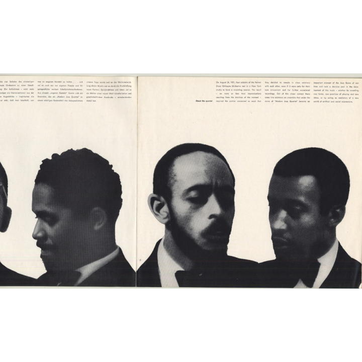 Modern Jazz Quartet (Vintage Concert Booklet Michel And Kieser 1965)