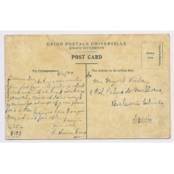 Malaysia: Parit Buntar Perak River Boats Straits Settlements (Vintage PC 1920)