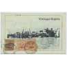 Bengasi / Italian Tripolitania: Harbour Barcaioli (Vintage PC 1920)