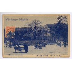 Kyoto / Japan: Maruyama Park Cherry Blossom Sakura Tazawa Stamp KGV (Vintage PC 1920s)