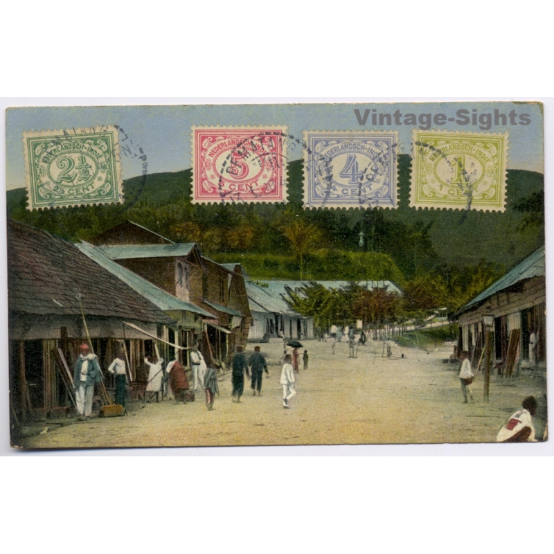 Sumatra / Dutch East Indies: Tarutung USCE To Mallorca (Vintage PC 1910s)