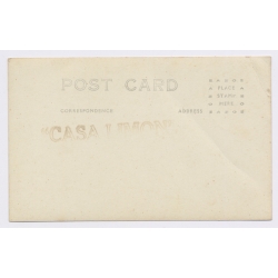 Tampico / Mexico: Steamship Cristobal Colon EE Barros Casa Limon (Vintage RPPC 1931)