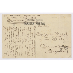 Queretaro / Mexico: Jardin De La Corregidora / To Mallorca (Vintage PC 1923)