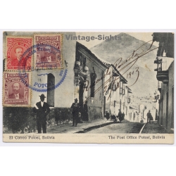 Potosi / Bolivia: El Correo - To Miguel Fila Mallorca (Vintage PC 1913)