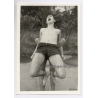 2 Young Topless Men Fool Around *2 / Gay INT (Vintage Photo 1960s)