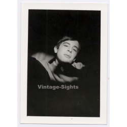 Intense Portrait Of Dreamy Young Man / Gay INT (Vintage Photo 1960s)