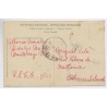 Mexico: Monterrey 4x Stamps Collector Exchange To Miguel Vila Mallorca (Vintage PC 1920)