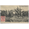 Mexico: Pulque Agave Tlachiqueros Stamp To Miguel Vila Mallorca (Vintage PC 1920)