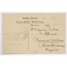Mexico: Pulque Agave Tlachiqueros Stamp To Miguel Vila Mallorca (Vintage PC 1920)