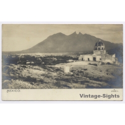 Monterrey / Mexico: Obispado Cerro De La Silla Panorama (Vintage RPPC 1910s)