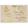 Romania: Vineyard Grape Harvest Culesul Strugurilor Nationa Costume/ Postally Used To Mallorca (Vintage RPPC 1914)