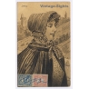 Limburg:  Traditional Costume Dutch Folklore / J.H.Schaefers - Posted To Palma (Vintage PC 1916)