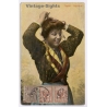 Italy: Napoli Polena Traditional Costume / Arturo Mondovi Mantova - Posted To Palma (Vintage PC 1915)