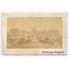 Marseille France: Palais Longchamp (Vintage Albumen Print Cabinet Card ~1870s/1880s)