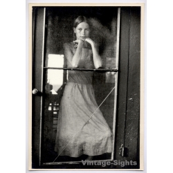 David Hamilton: Paper Doll / Ilford Ilfomar Large Format (Vintage Photo On Cardboard 1976)