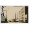 Poznan / Poland: Marsz Focha Street Tram - Posted To Miguel Vila Mallorca (Vintage RPPC 1934)