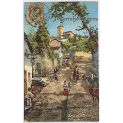 Andalusia / Spain: Costumbres Andaluzas Procession Purger Munic To Miguel Vila Mallorca (Vintage PC 1918)