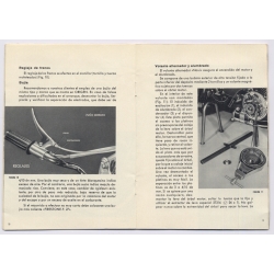 Ciclomotor Mobylette GAC Manual De Entrenemiento Engrase Y Funcionamente (Vintage Manual 1977)