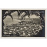 Ventimiglia / Italy: Panorama Palm Trees Coastal View (Vintage RPPC ~1920s/1930s)