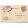 Milano / Italy: Duomo Cavour Hotel Suisse Schweizer Hof Cachet (Vintage PC Litho 1896)