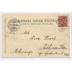 San Remo / Italy: Velten Karlsruhe Art Nouveau Canal (Vintage PC Litho 1898)