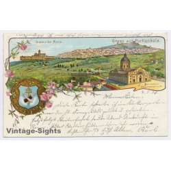 Portiunkula / Italy: Assisi Wallfahrtskirche Santa Maria Degli Angeli (Vintage PC Litho 1903)