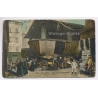 Toulon / France: La Poissonnerie Fish Market Street Scene Aqua Photo (Vintage PC)