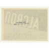 Hotel Alcron - Praha / Czech Republic (Vintage Luggage Label) Prag Prague