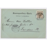 Trieste / Italy: Tergesteo Borsa Vecchia Moonlight Stengel & CO (Vintage PC 1897)