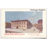 Bologna / Italy: Grand Hotel Brun - Buffet De La Gare (Vintage PC ~1910s)