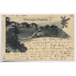 Klobenstein Am Ritten (Südtirol) / Italy: Panorama - To Höchst Am Main (Vintage PC Litho 1900)