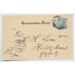Klobenstein Am Ritten (Südtirol) / Italy: Panorama - To Höchst Am Main (Vintage PC Litho 1900)