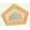Hotel Piast - Cesky Tesin / Czech Republic (Vintage Luggage Label)