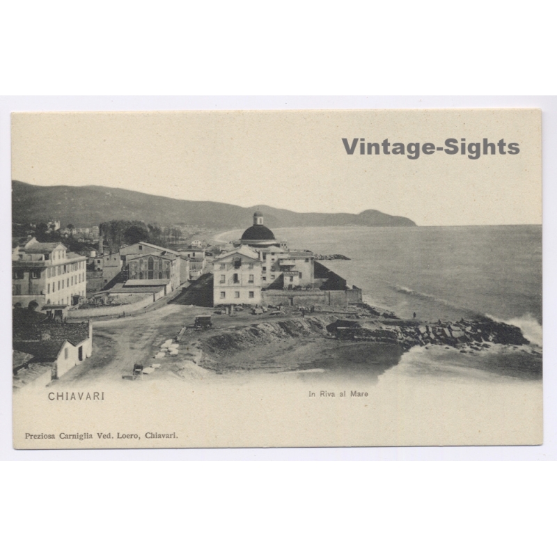 Chiavari - Liguria / Italy: In Riva Al Mare - Carniglia Ved. Loero (Vintage PC ~1900s)