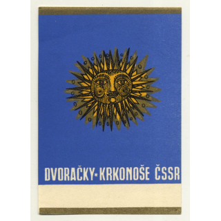 Dvoracky - Krkonose CSSR / Czech Republic (Vintage Luggage Label)