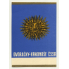 Dvoracky - Krkonose CSSR / Czech Republic (Vintage Luggage Label)