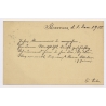 Germany 1900 Jahrhundertfeier Heinrich Heine Quote (Vintage Postal Stationery)