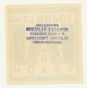 Hotel B Metropol - Spisska Nova Ves / Slovakia (Vintage Luggage Label)