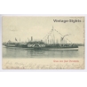Paddle Steamer Criemhilde Rhine Raddampfer (Vintage PC 1900)
