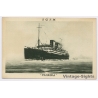 S.G.T.M. Florida French Ocean Liner Steamship (Vintage PC 1920s)