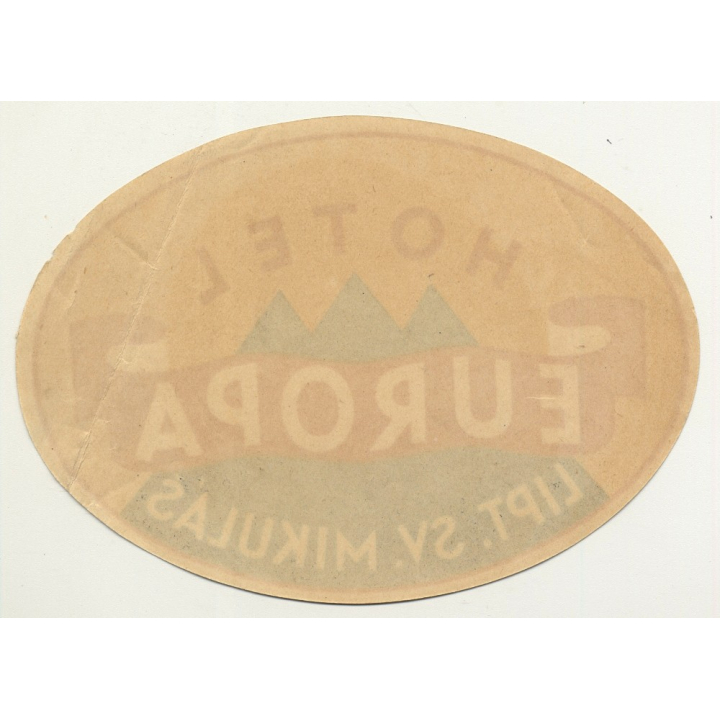 Hotel Narodny Dom - Banska Bystrica / Slovakia (Vintage Luggage Label)