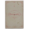 J. Hardy - Pomona / California: Elegant Young Man Portrait (Vintage Cabinet Card Photo ~1890s/1900s)