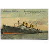 Hamburg Hafen: Hapag Doppelschrauben Schnelldampfer Deutschland (Vintage PC 1912)