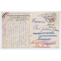 WWI SMS Prinzregent Luitpold German Imperial Navy Battleship (Vintage PC 1918)