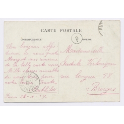 Iles Philippines: Dupax Church Typhoon Damage 1908 Missionary Postcard (Vintage PC 1908)