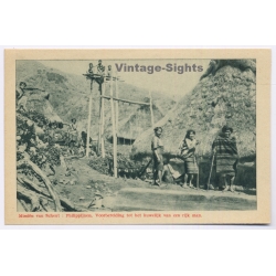 Scheut Missions / Philippines: Igoorot Wedding Preparation Ritual Belgian Mission (Vintage PC ~1920s/1930s)