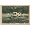 Scheut Missions / Philippines: Automobile River Crossing CICM (Vintage PC NELS ~1920s/1930s)