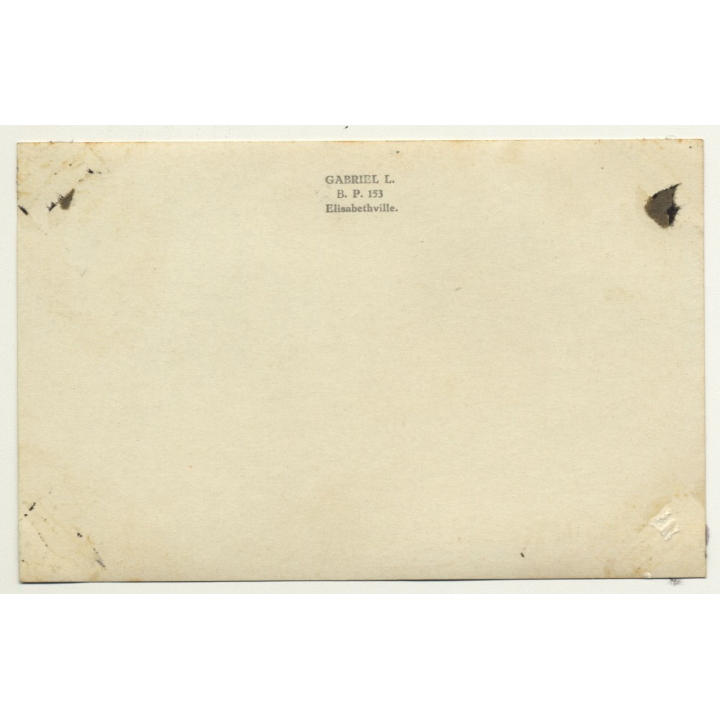 Congo Belge: River, Rocks & Rapids / Léopold Gabriel (Vintage RPPC ~1920/1930s)